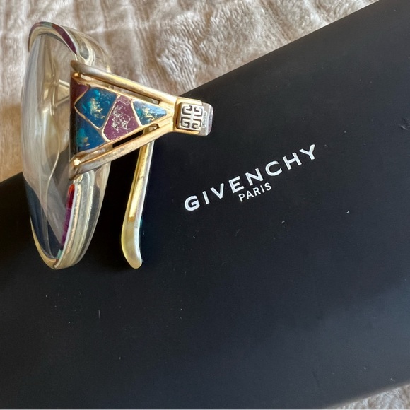 Givenchy 403 Opal Eyeglasses Frames with prescription attached main image 11